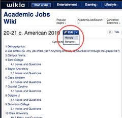Updates TTNT. . Academic jobs wiki